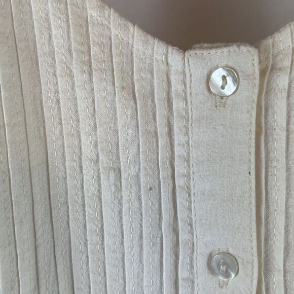 Free People Cotton Desert Days Mini Dress- White - Size L- NWT - Picture 4 of 8